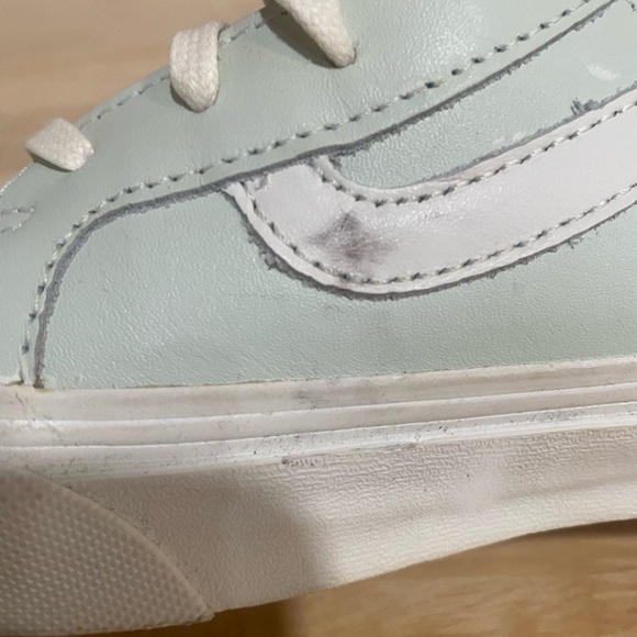 Mint Leather Vans/Size: W8.5 M 7.0 - Picture 7 of 7